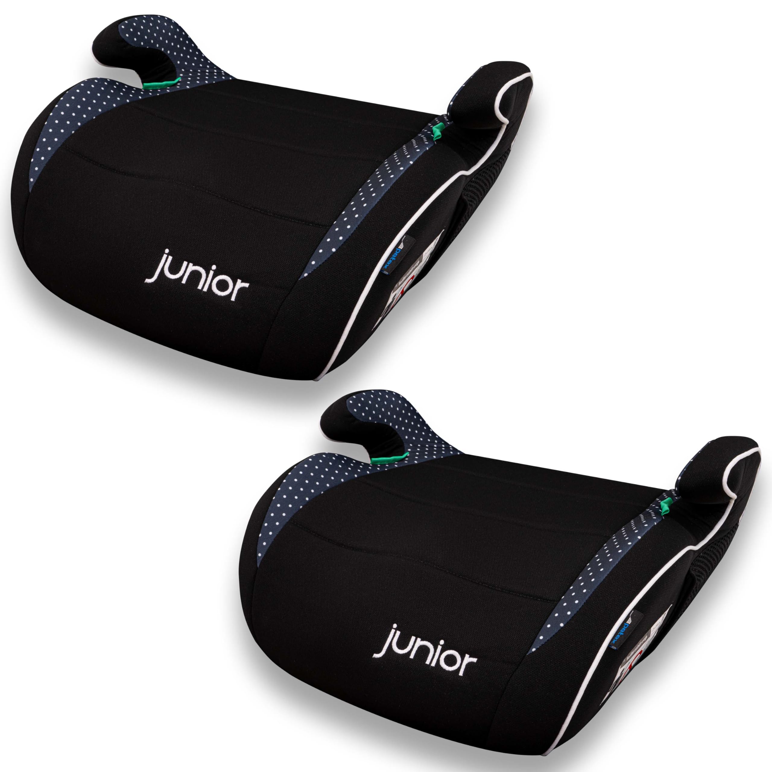 PETEX "Max" 2 x podwyższenie fotelika dziecięcego, i-Size R129/03, niebieski/biały