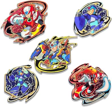 Mega Man X Blind Bag Mystery Enamel Pin | Painterly Series | Chase Variant | Officially Licensed Capcom | Zen Monkey Studios