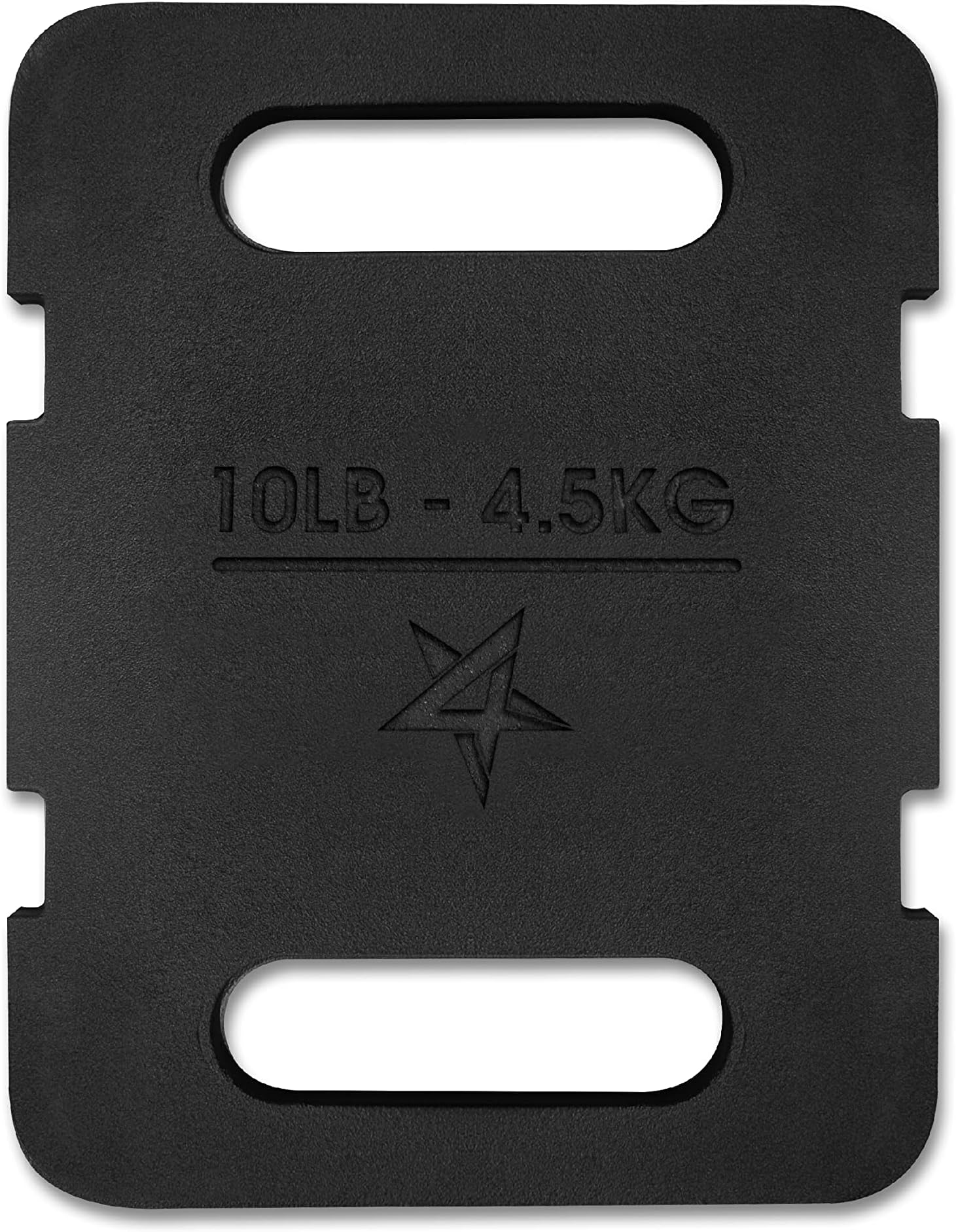 Yes4All Adjustable Ruck Plate with Straps for Rucking, Swings, Squat & Strength Training - Multiple Weights: 10LB to 40LB