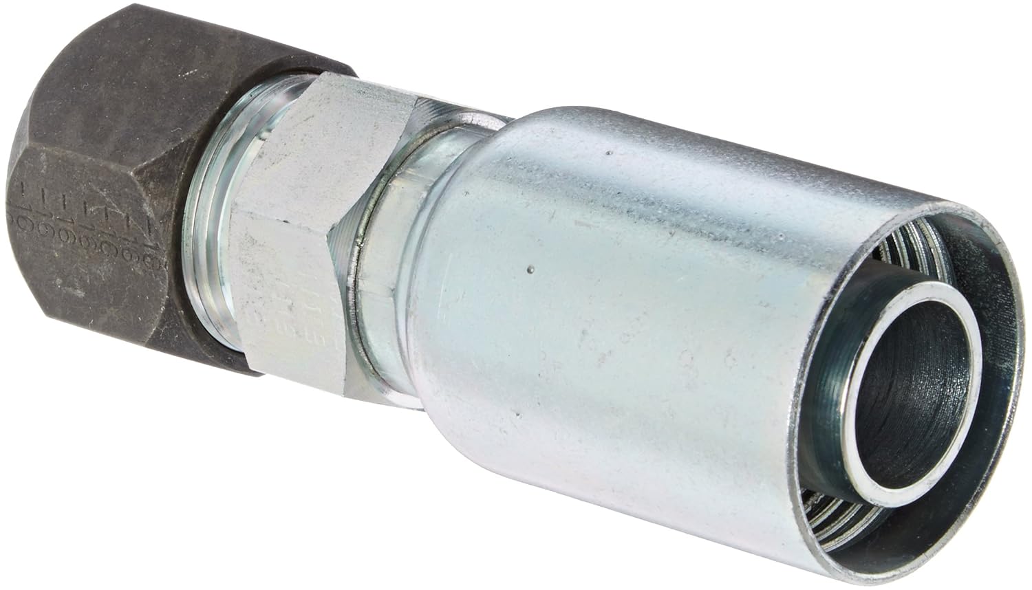 EATON Weatherhead Coll-O-Crimp 12U-762 Flareless Tube Rigid Fitting, Low Carbon Steel, 3/4" Hose ID, 3/4" Tube Size