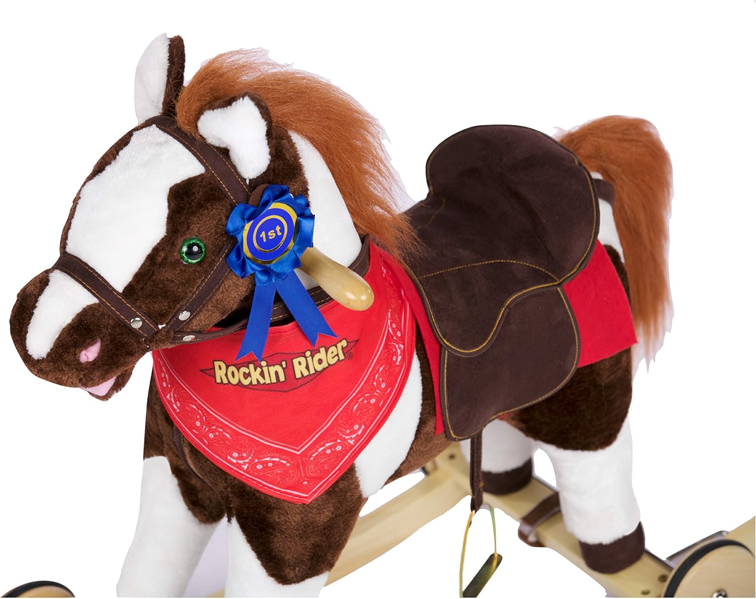 Rockin' Rider Admiral 2-in-1 Horse Brown Large