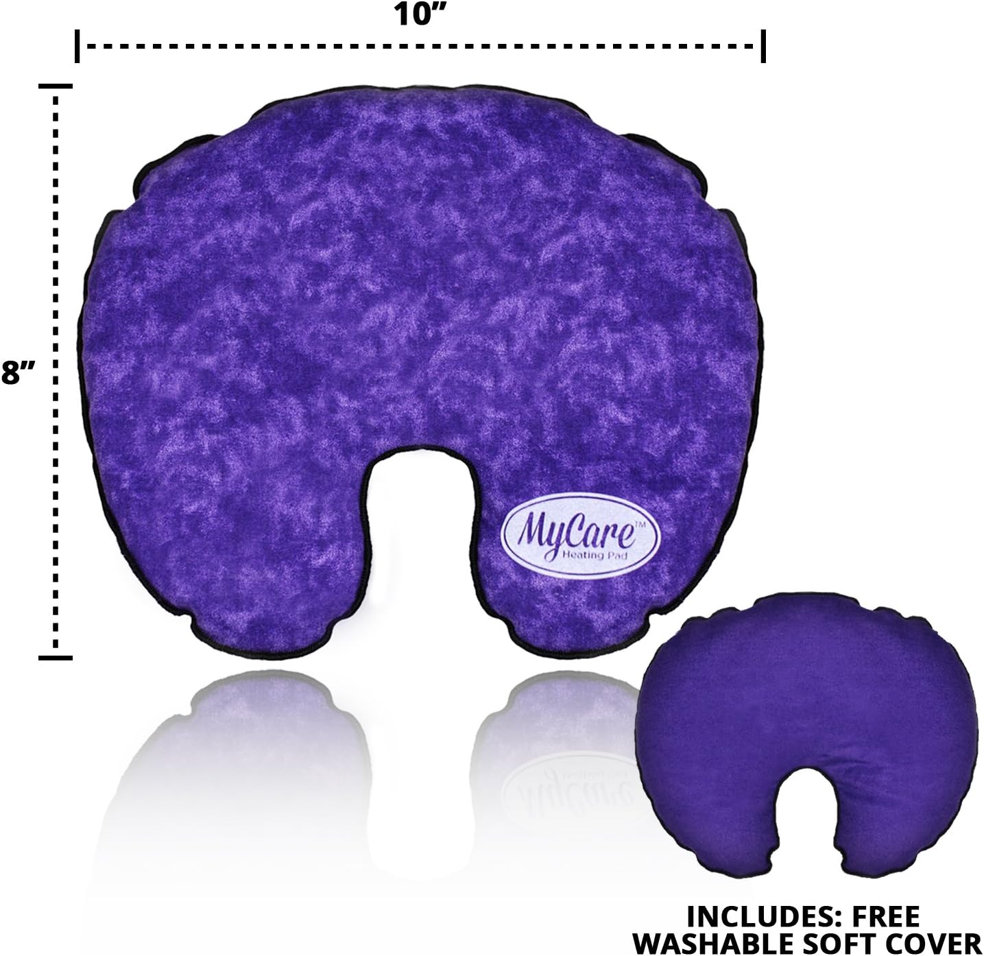Prоduсt Dеаl MyCare Face Mask (with Washable Cover) Hot Cold Compress Therapy, Natural Reusable Relief for Migraine, Tension, Stress, Sinus, Headache and Relaxation (Purple)