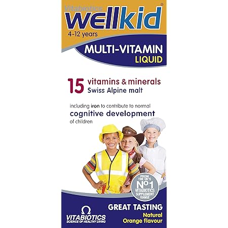 Amazon Com Wellkid By Vitabiotics Multi Vitamin Liquid 150ml Health Household