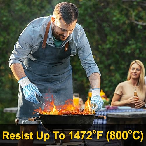 Miniatura 9 de Guantes Quwin para barbacoa