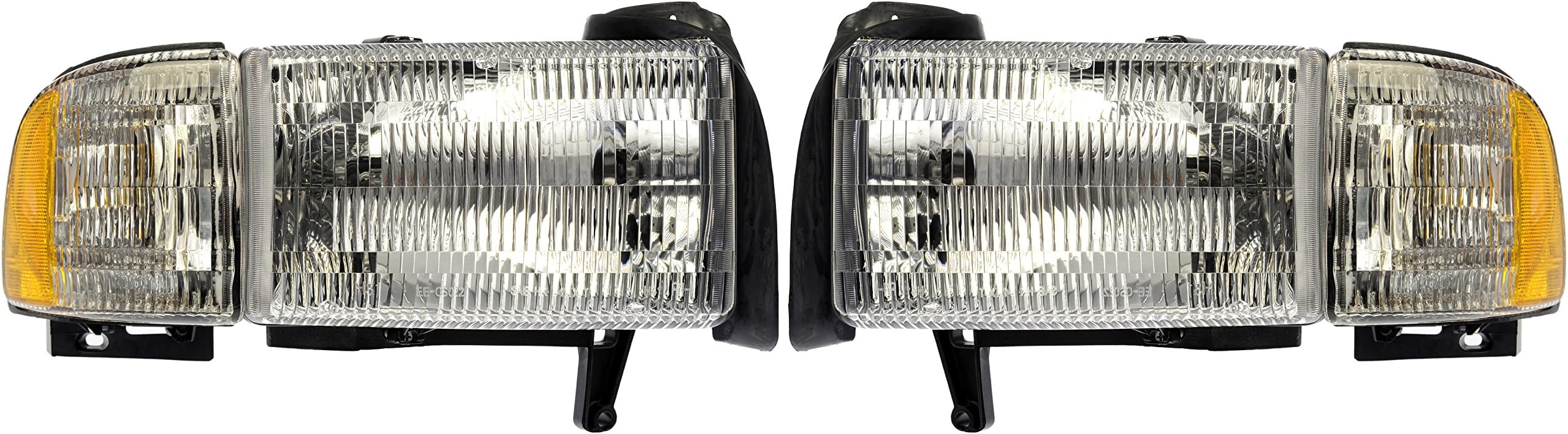 Dorman 1590121 Headlight Assembly Compatible with Select Dodge Models, 2 Pack