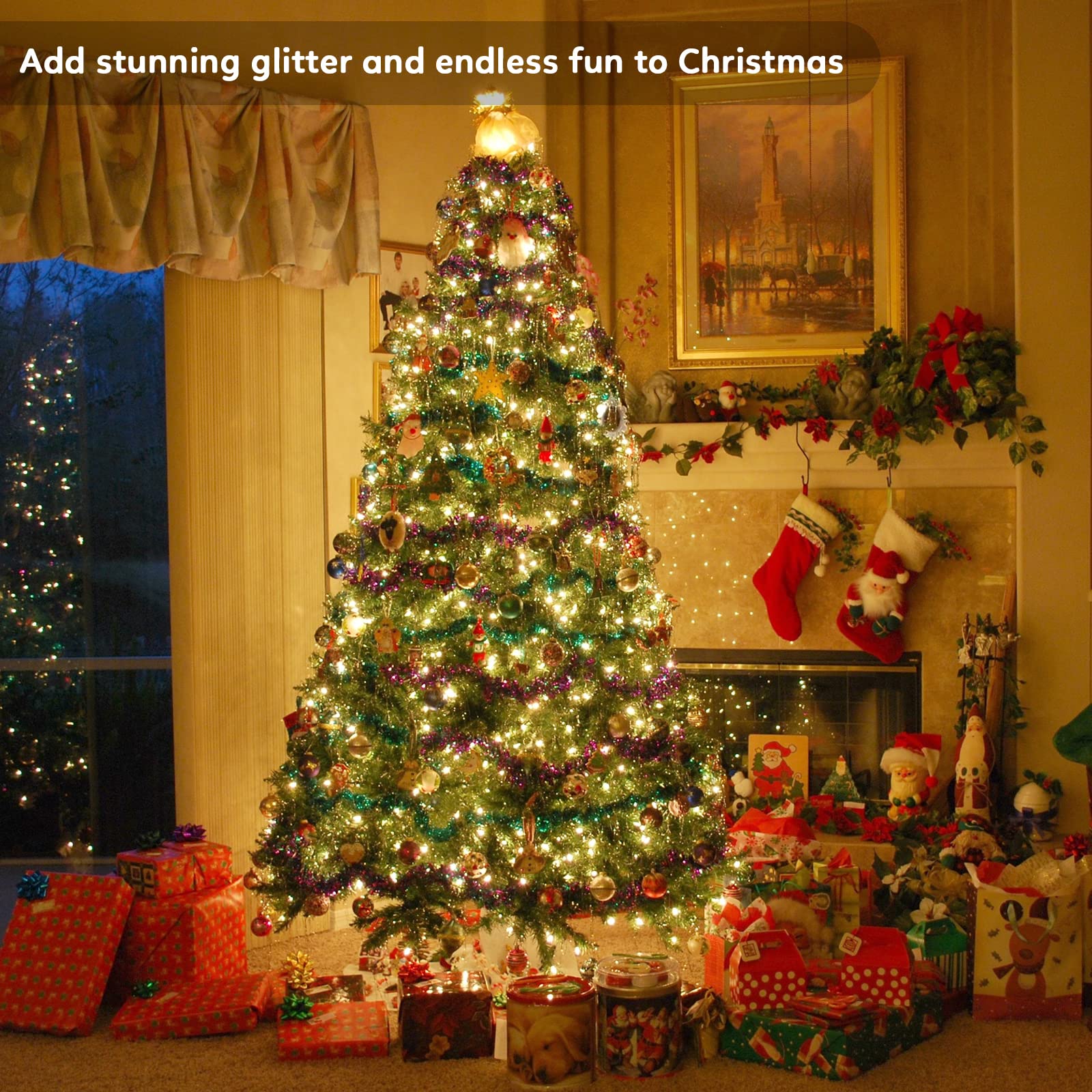 Koopower Lot De 6 Guirlandes Lumineuses Avec Bouchon En Liège, 2 M, 20 LED à Piles, Minuterie Et 5 Modes, Pour Décoration De Chambre, Noël, Couronne, Guirlande, Halloween, Fête, Mariage, Pâques