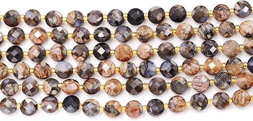 Miniatura 497 de Cuentas de piedras preciosas de primera calidad para la fabricación de joyas, cuentas de piedra natural preciosa al por mayor, 2 hebras de granate