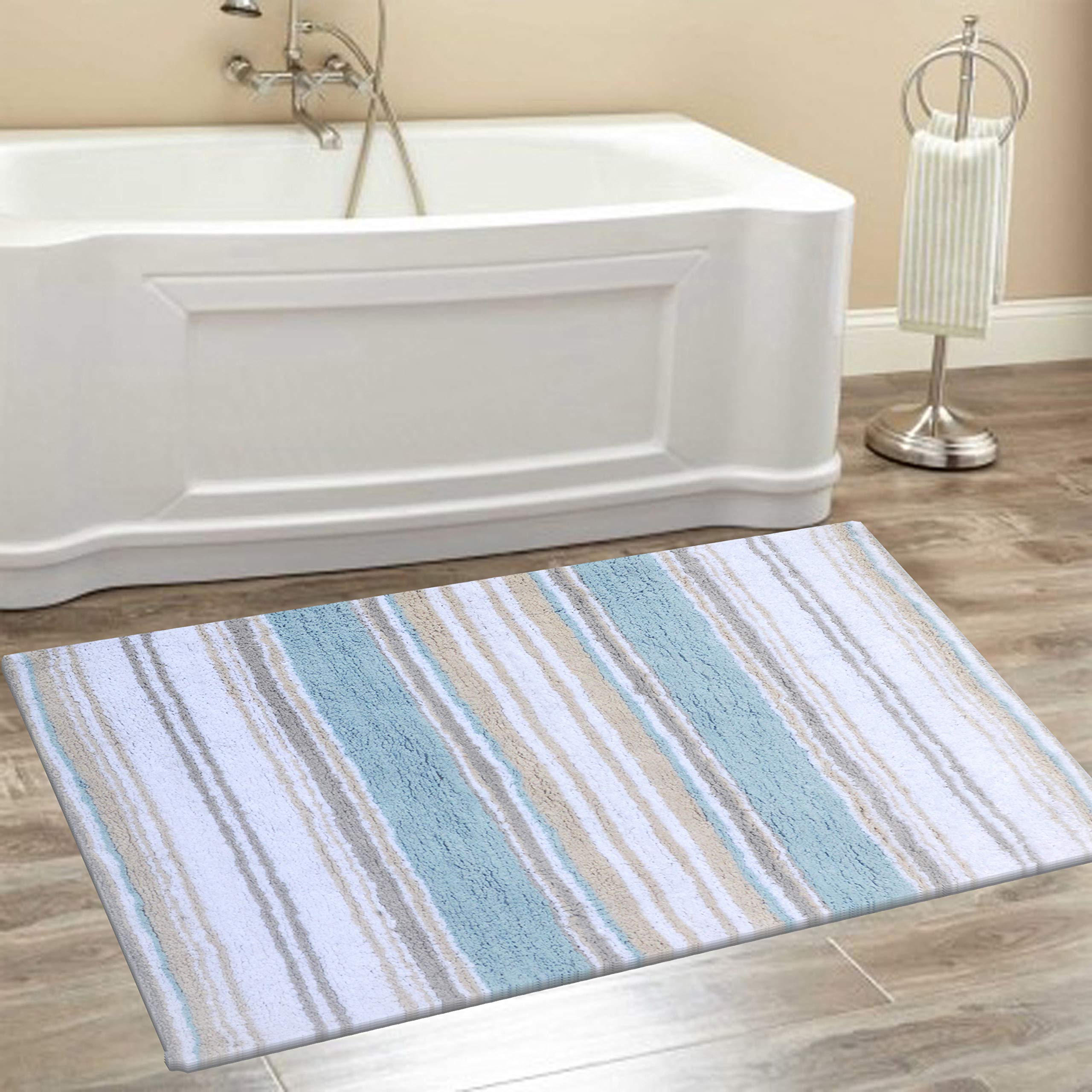 M Rugs B Rugs C 20' x 34' Non Slip W Bath Mat [M USA} Soft & Q Dr Vd