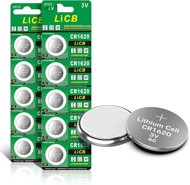 LiCB CR1620 3V Lithium Battery (10PCS)