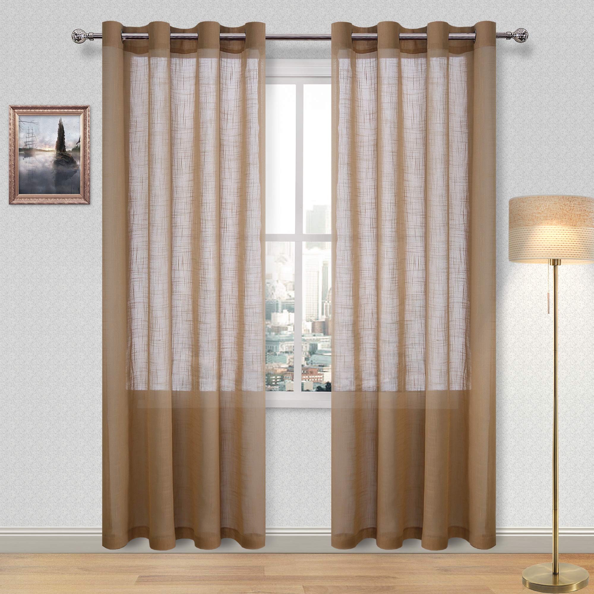 light-brown-sheer-curtains-curtains-drapes