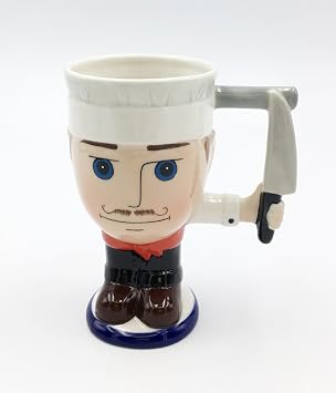Cosmos Gifts Fine Porcelain Mug Master Chef Design, 10 oz