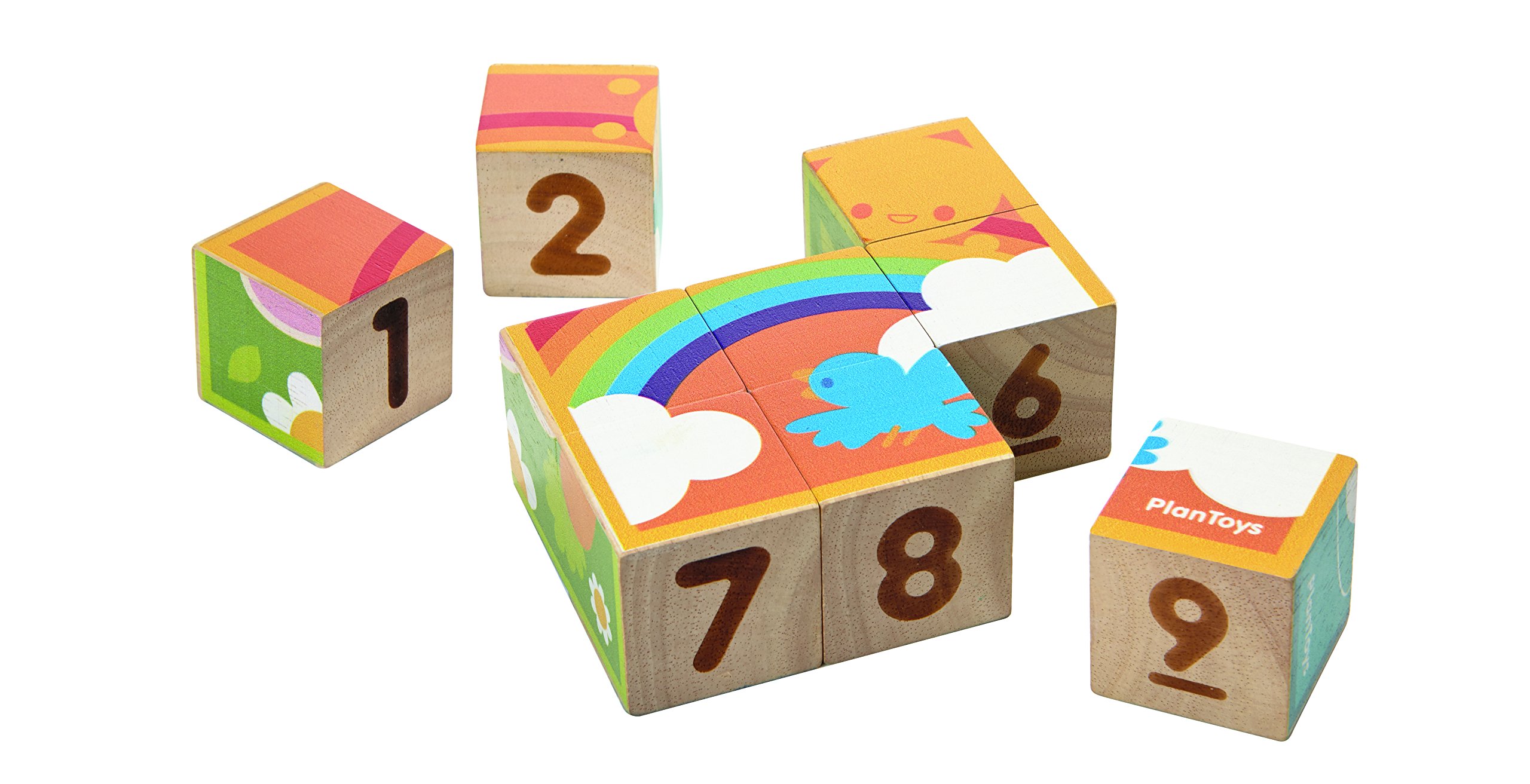 Plantoys PT5430 Puzzle Cubes Wood