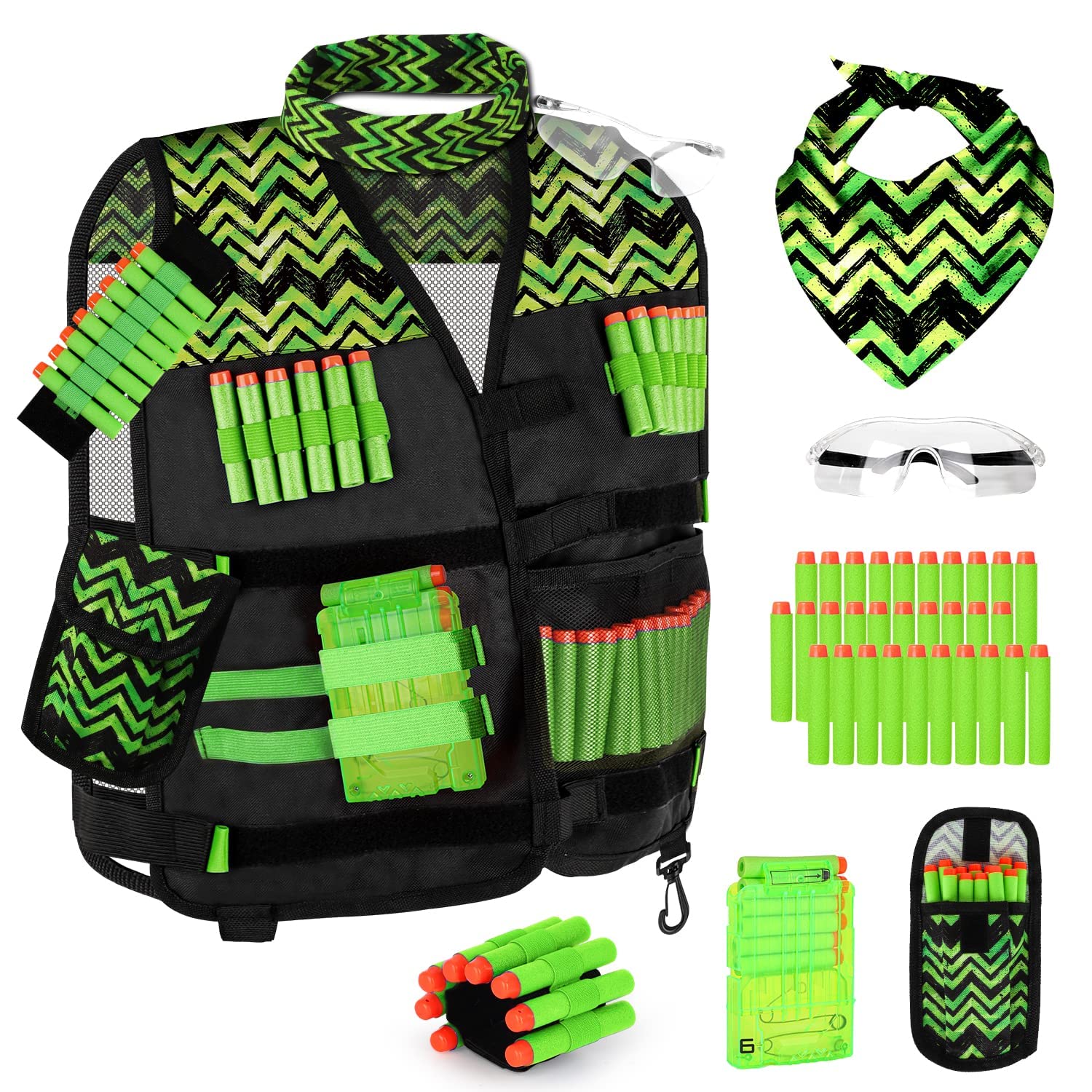 Lehoo Castle Tactisch vest voor kinderen voor Nerf Guns, Nerf Vest voor
