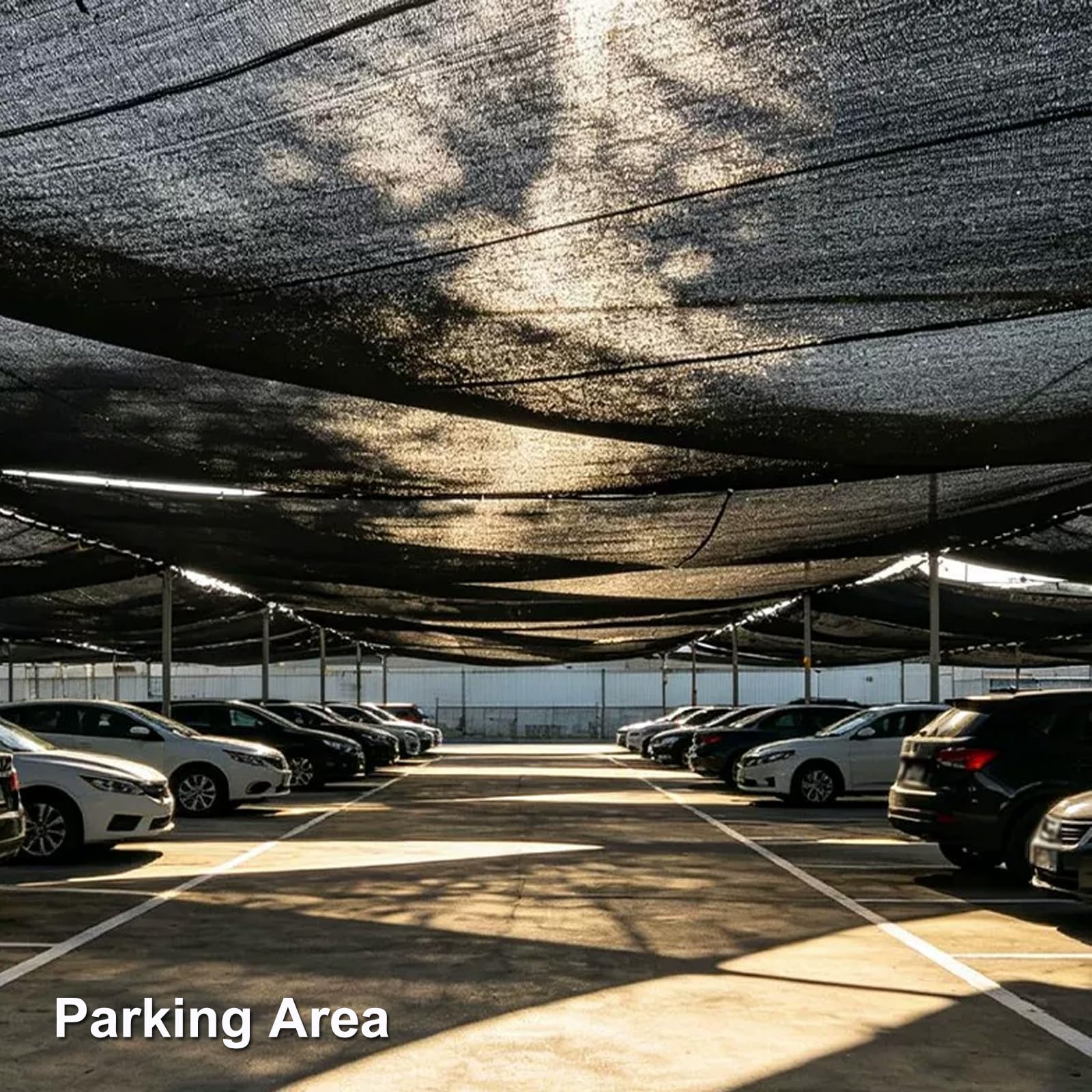 Malla Sombreadora con Ojales,Solar Sombra Paño del 97%,Malla de Protección Solar Transpirable,Shading Net de Privacidad,para Jardines Flores y Plantas,Color Negro (5x10m)