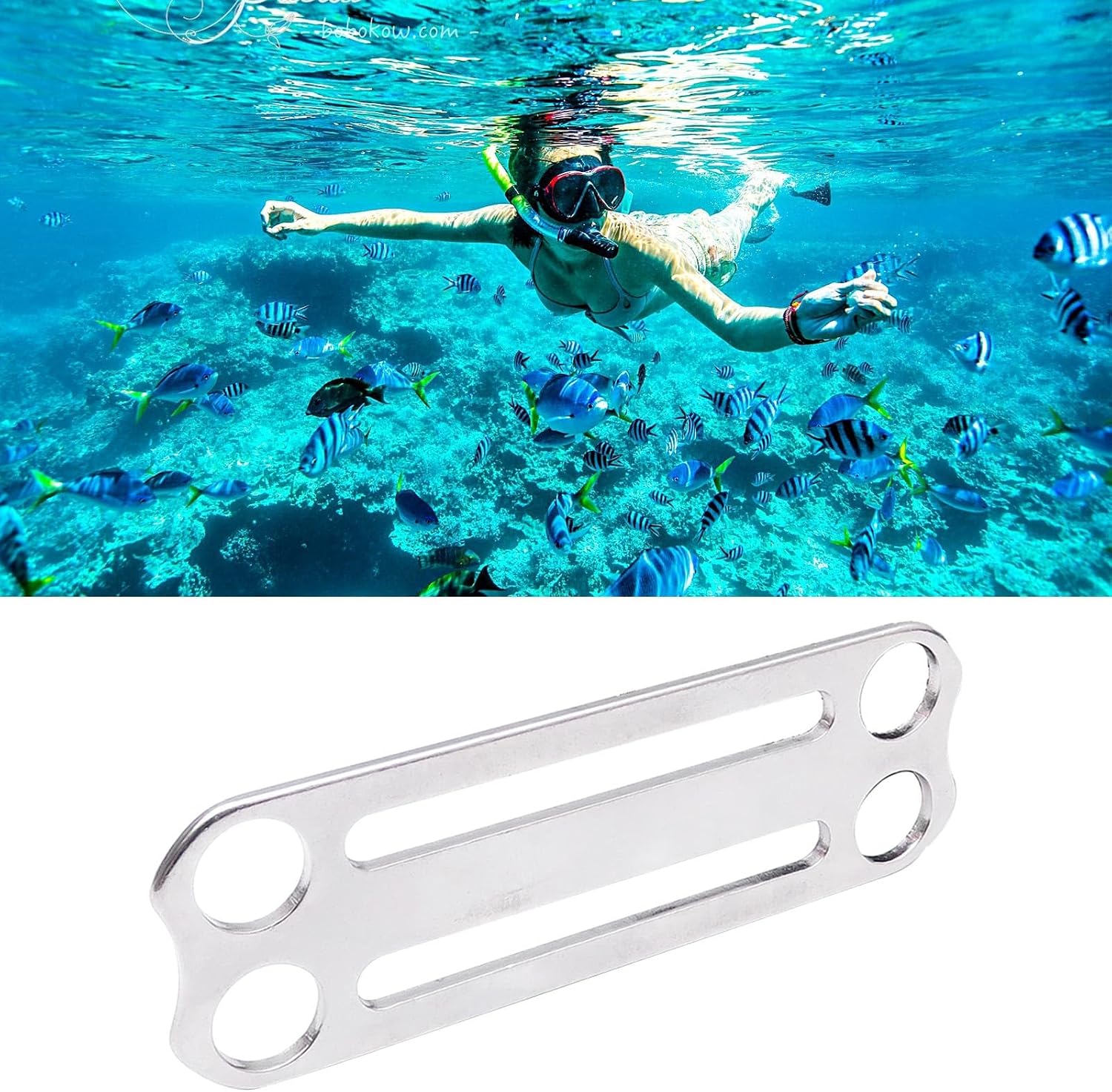 Scubas Diving D-Ring Fixing Buckle Stoppers Dive Weight Belts Slide Keeper Lightweight Webbing Harness Belts Retainers