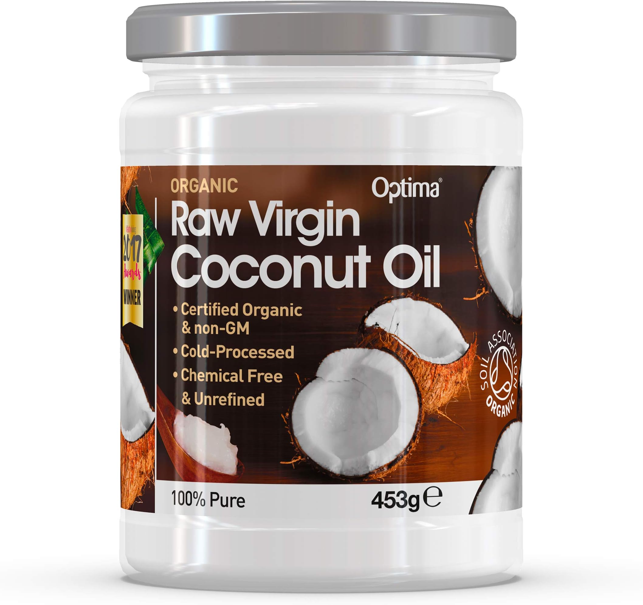 OPTIMA Organic Raw Virgin Coconut Oil, 500 ML