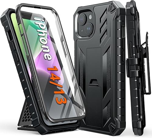FNTCASE Funda para iPhone 1413 con funda de clip para cinturón y soporte Cubierta de protección de grado militar resistente a prueba de golpes, FNTCASE Funda para iPhone 1413 con funda de clip para cinturón y soporte Cubierta de protección de grado militar resistente a prueba de golpes,