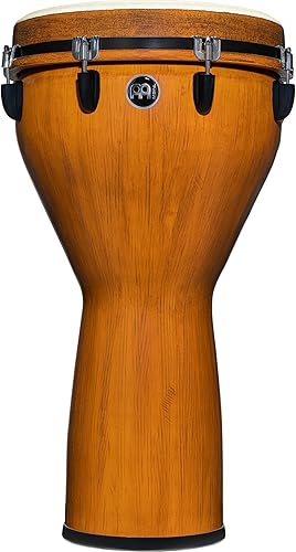 Miniatura 66 de Meinl Percussion Tambor de mano Jumbo Djembe con tono de bajo profundo, no fabricado en China, carcasa sintética y cabeza, garantía de 2 años Día