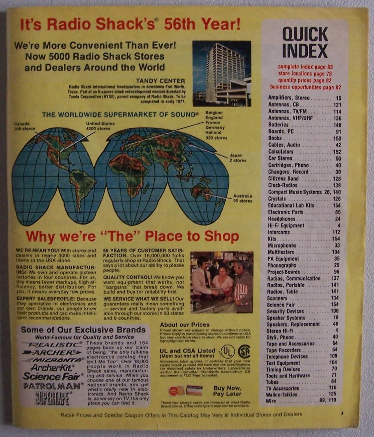 It's Radio Shack's 56th Year! [ vintage Radio Shack catalog; cover