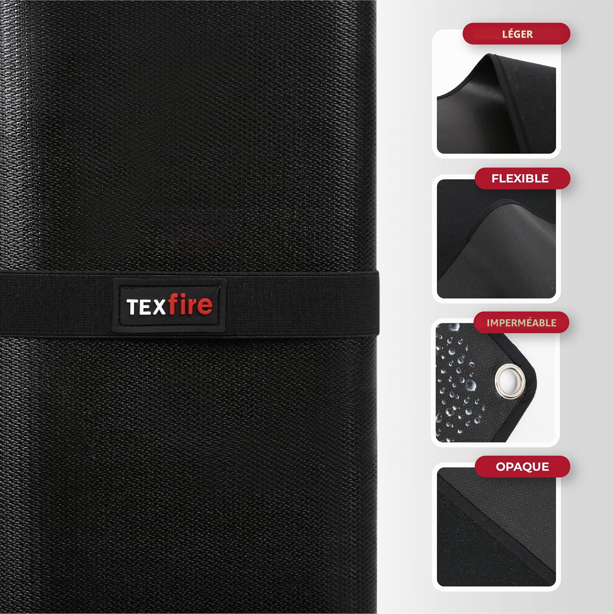 TEXFIRE Couverture de Soudage 1300°C Isolant Thermique 100x150 cm