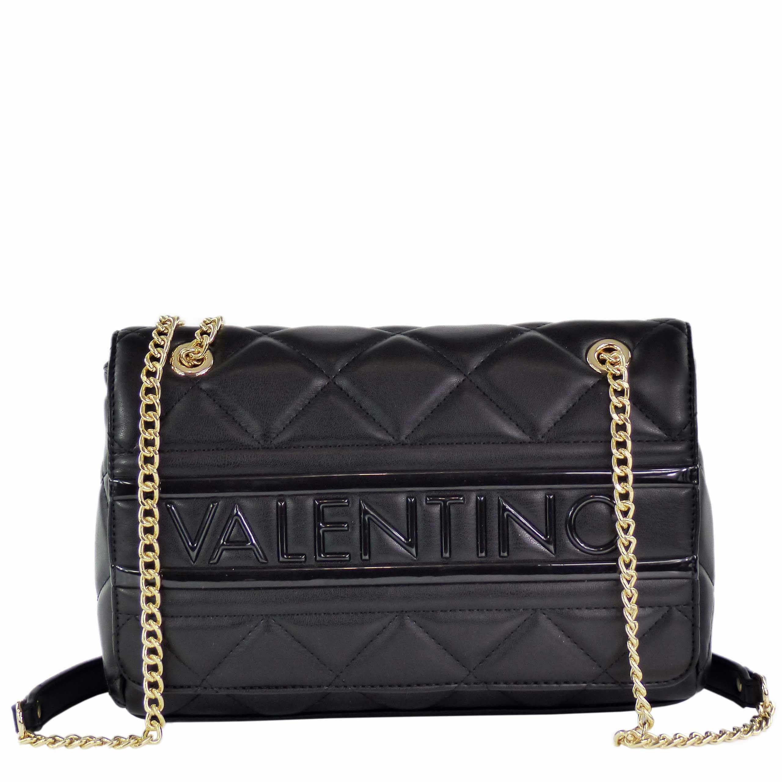 Valentino Girls Black 'S Ada Flap Bag In (26Cm) - Size: One Size, Kids