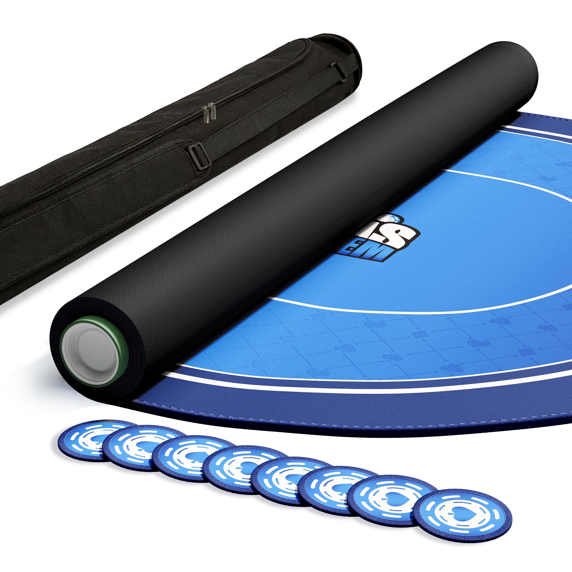 EVTHSU Poker Table Top Mat 70