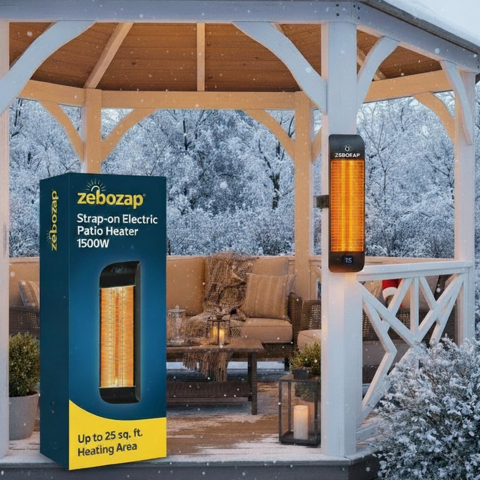Amazon.com: ZeboZap KDHT1500 1500W Infrared Electric Patio Heater