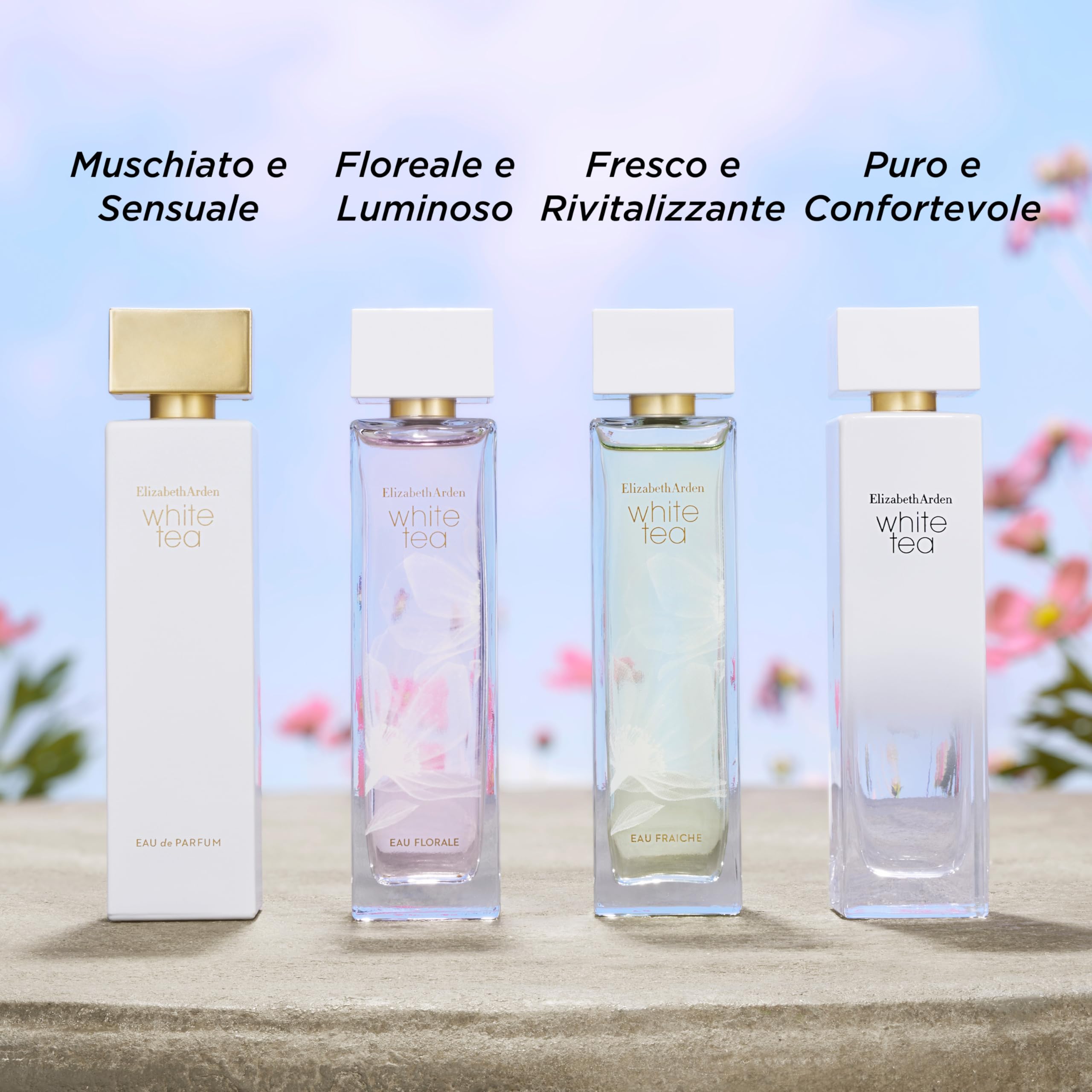 Elizabeth Arden White Tea Eau Florale Eau de Toilette Profumo Femminile e Delicato, con Note Floreali e Ingredienti Raffinati, 100 ml