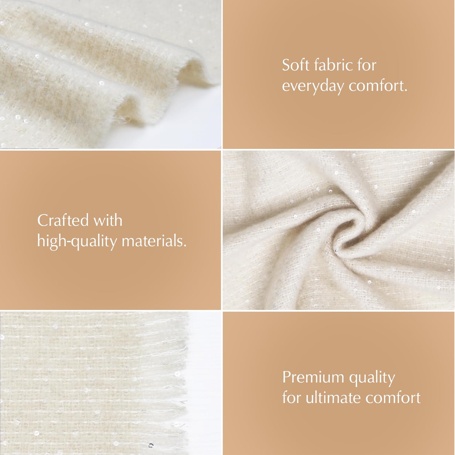 BASICO Fall Scarf & Wrap, Winter Blanket Scarf - Women's Scarves in 27 Colors
