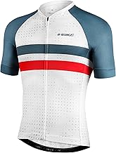 INBIKE JS010 Men's Summer Cycling Jerseys Mountain Bike Clothing MTB Breathable with Pockets Cycling Equipment Bike Suit White