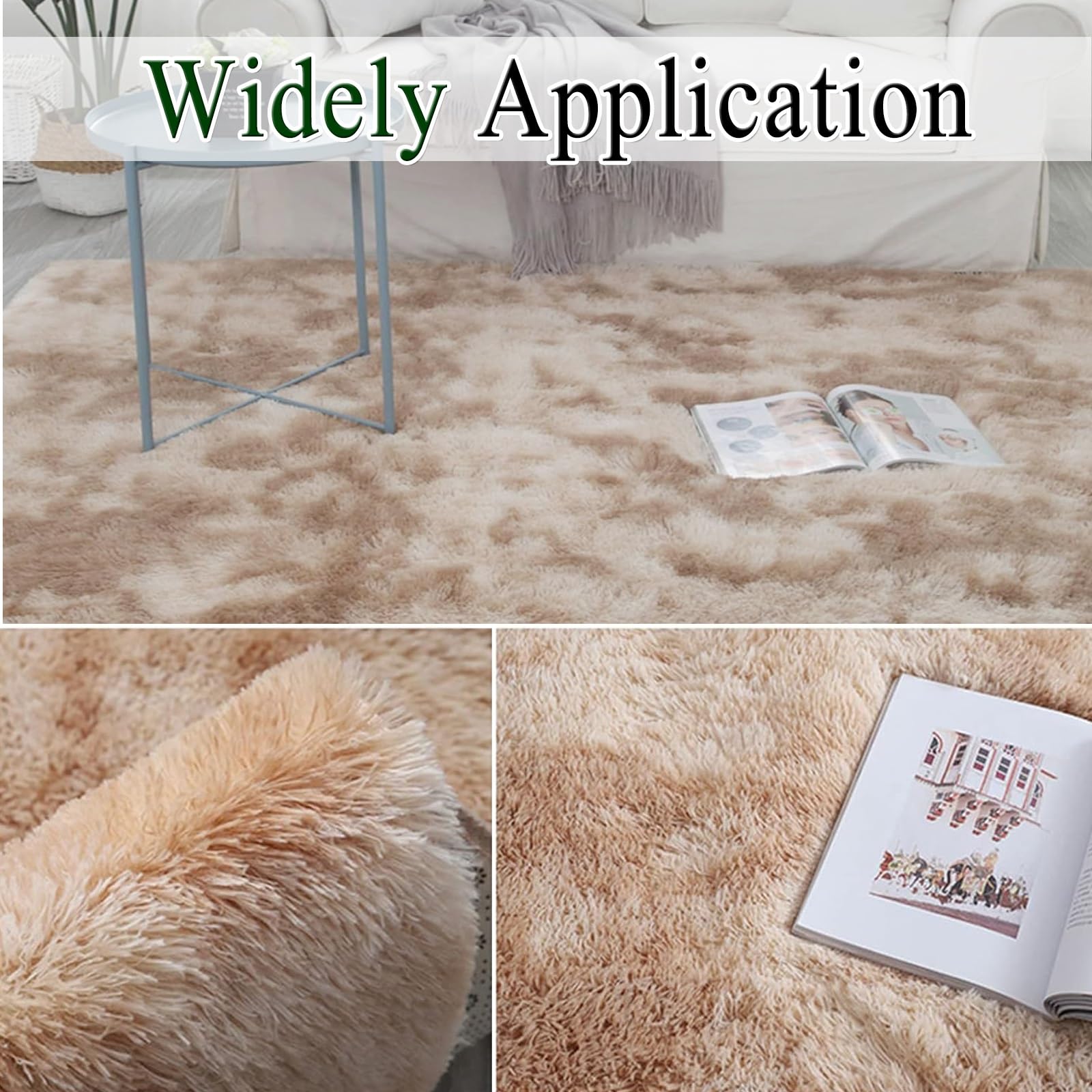 Amazon | ラグ カーペット キルトラグ 滑り止め付き 洗える ラグマット