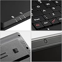 Vista 5 de 7 Pulgadas Portátil Mini Computadora Portátil Netbook para Niños Android 12 Quad Core 32GB WiFi Cámara Integrada Reproductor de YouTube Flash (Negro)