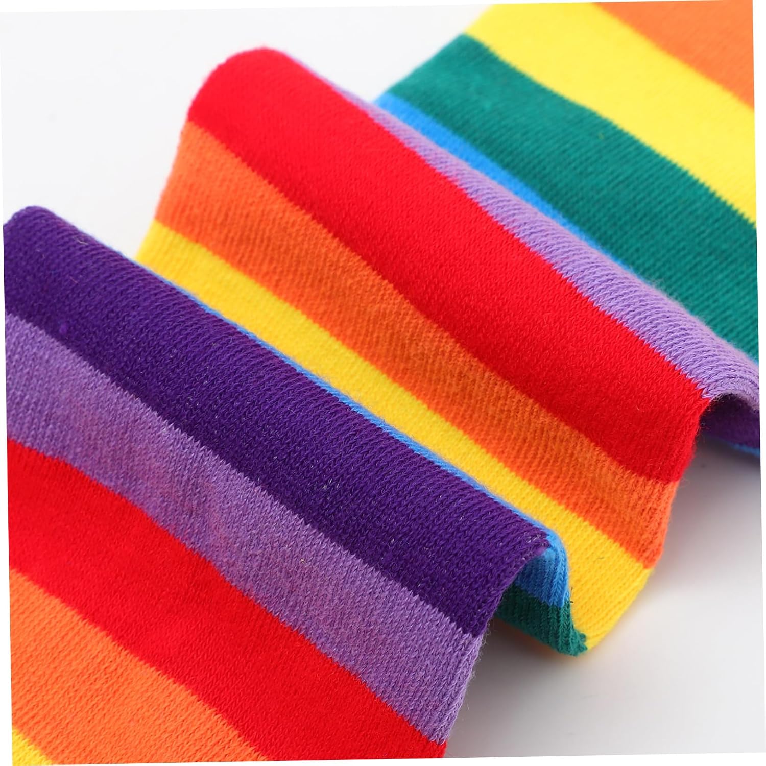 Rainbow Over The Knee Socks Women's Thigh High Socks Dance Tights Arm Warmers