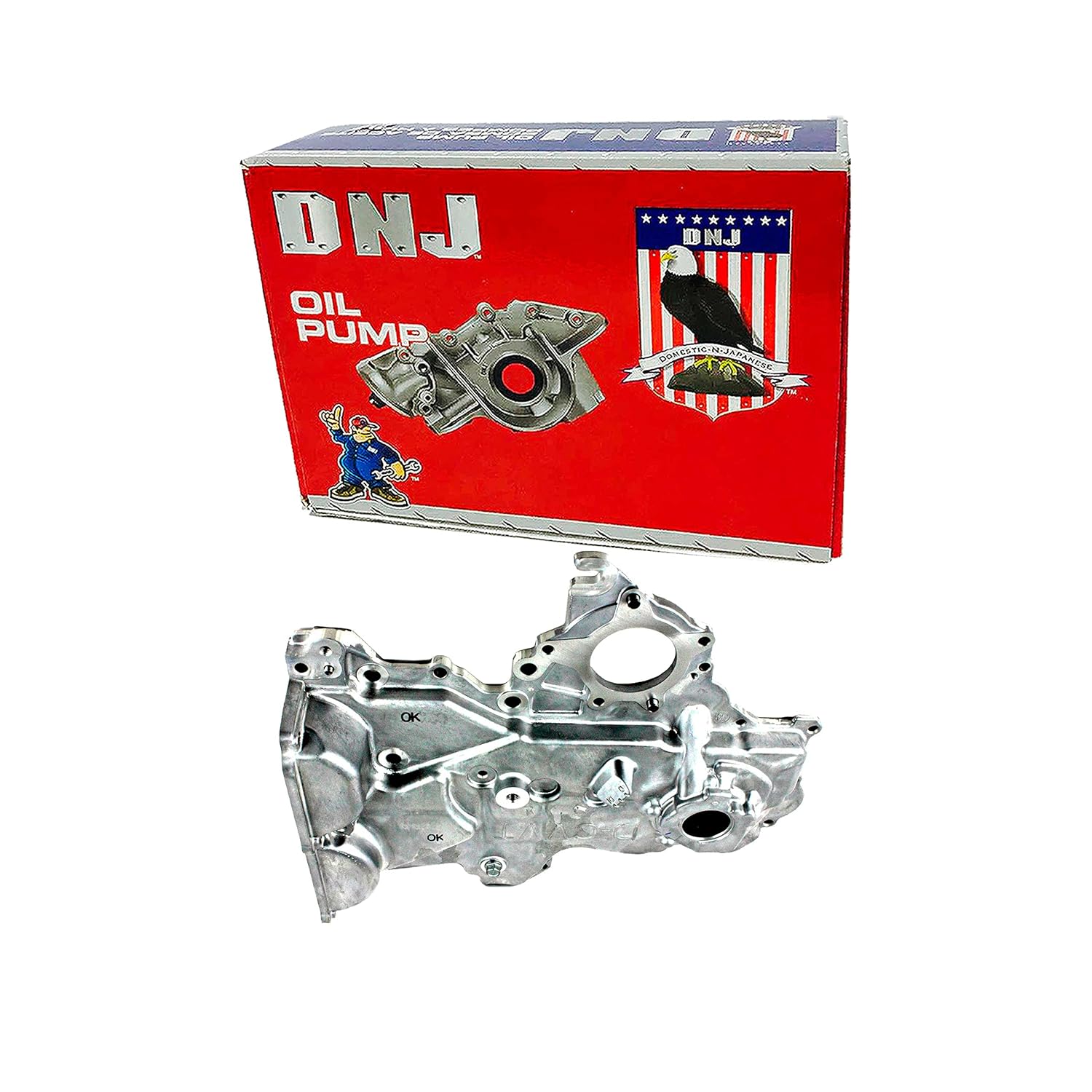 DNJ OP195 Oil Pump for 2012 to 2019/ Hyundai, Kia/Accent, Forte Koup, Forte5, Rio, Sonata, Soul, Veloster/ 1.6L/ DOHC/ L4/ 16V/ 1591cc, 97cid/ Naturally Aspirated, Turbocharged, VIN 2, VIN 3, VIN 5