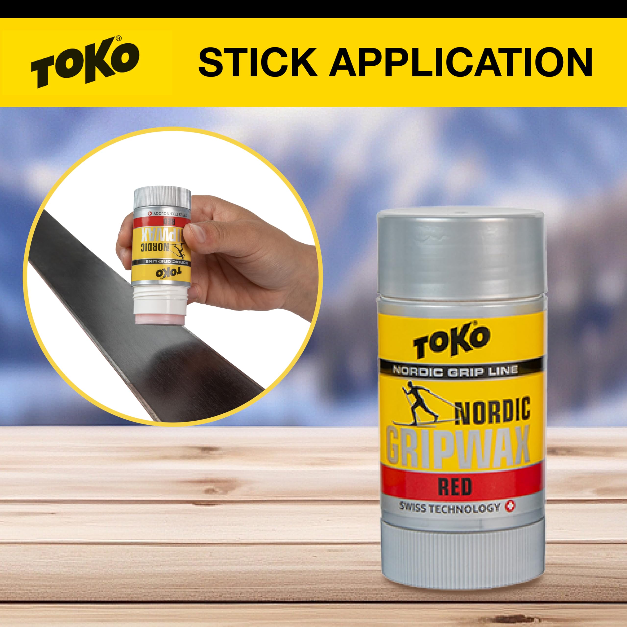 Amazon | TOKO(トコ) スキー ワックス ノルディック グリップ レッド