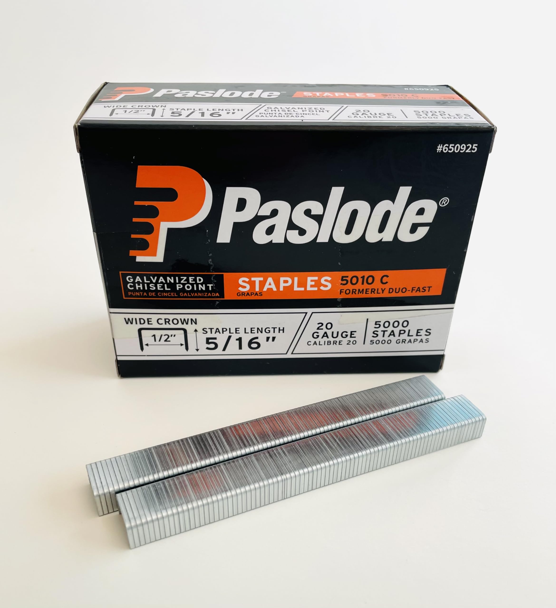 Duo-Fast 5010C - 5/16-Inch x 20 Gauge Chisel Staples - Duo Fast