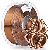 Vista 16 de AMOLEN - Filamento de impresora 3D de seda PLA, filamento brillante de seda púrpura PLA de 1.75mm, filamento PLA para impresión 3D para la mayoría