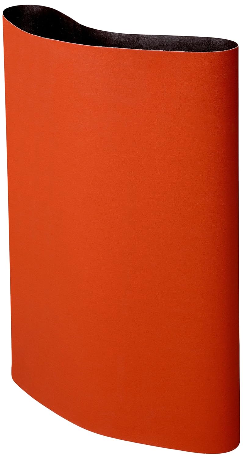 3M Cubitron Cloth Belt 777F, 80 YF-Weight, 25 in x 48 in, Film-lok, Single-Flex