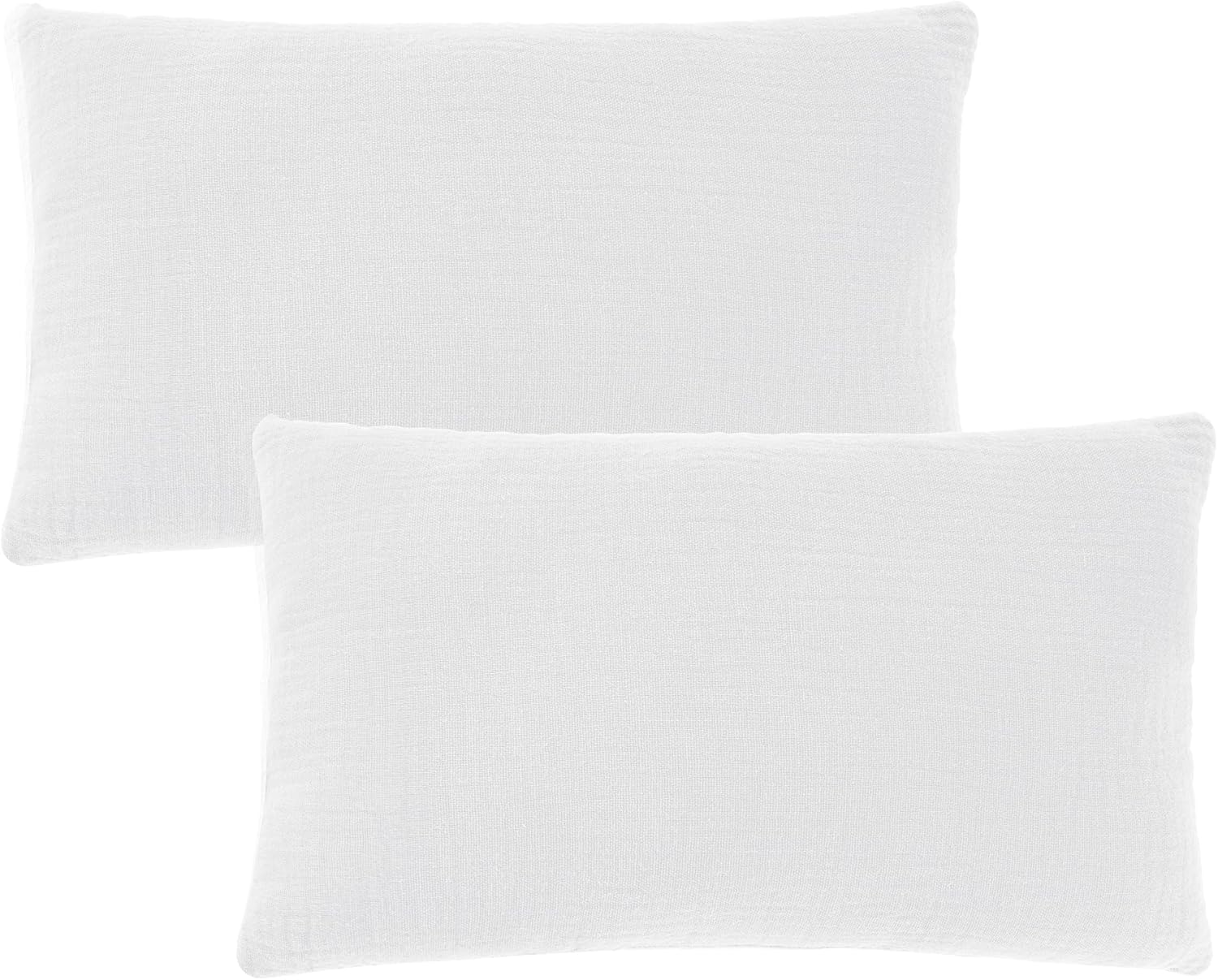 Marrywindix Tiny Pillow 2 Pack Small Pillow 9.5 x 5.5 in Travel Pillows Soft Pet Pillows for Camping Travel Sleeping Bed Sofa Neck Knee Wrist Support(White)
