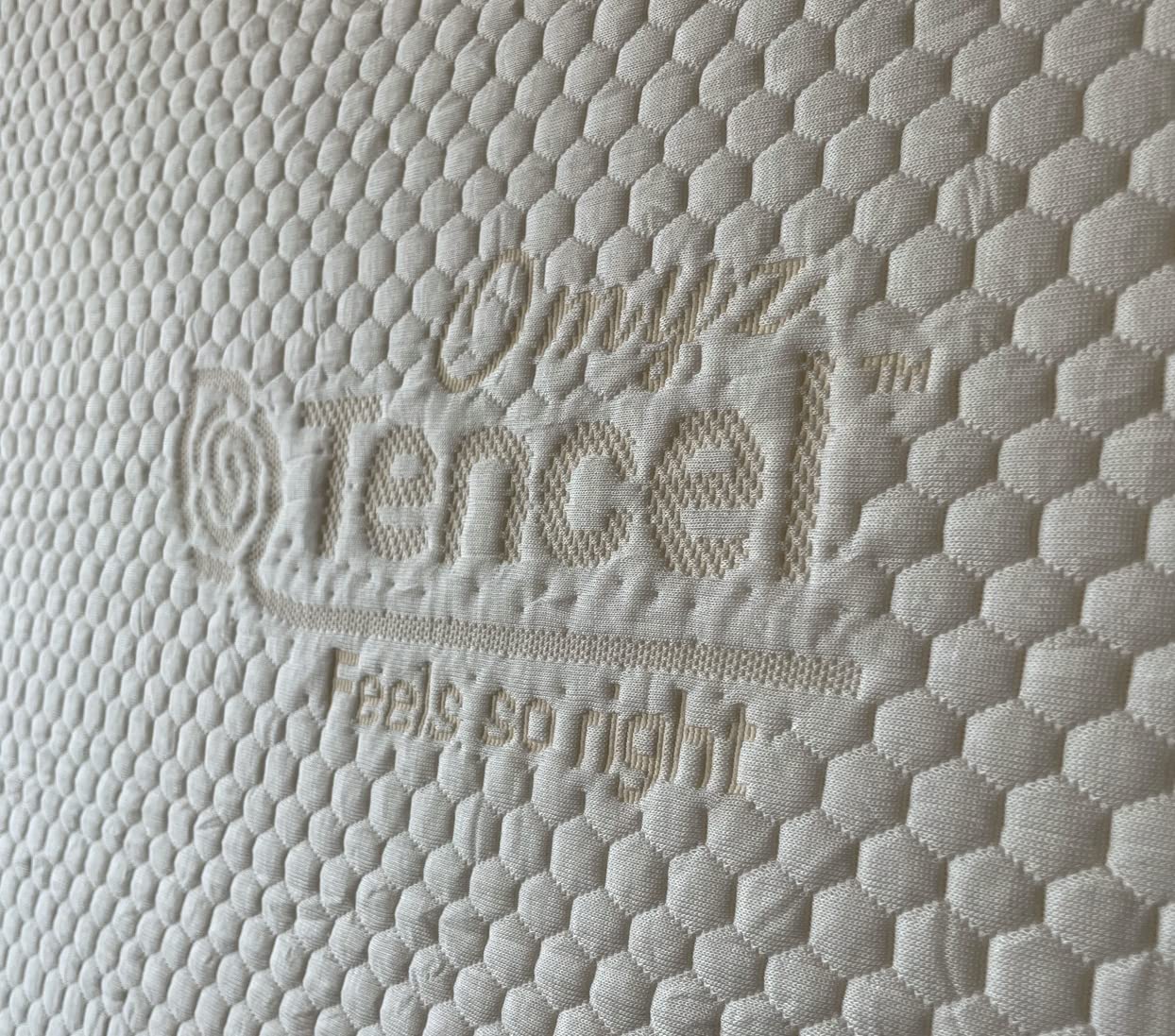 Oreiller VEGE Duo à mémoire de Forme Ergonomique - Soutien des cervicales - Housse thermorégulée en Tencel certifiée Oeko TEX Blanc 55 x 40 cm