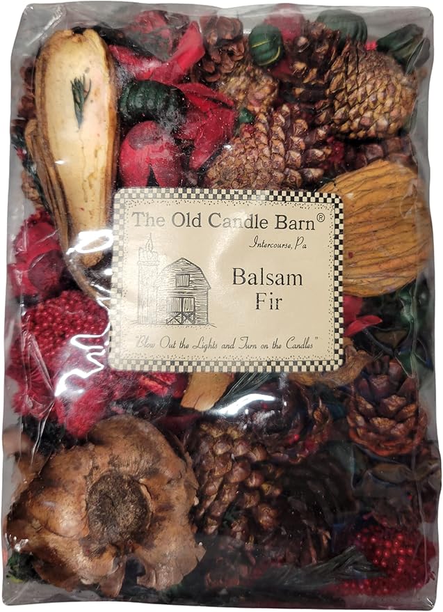 Old Candle Barn Balsam Fir Potpourri Large Bag Perfect Winter or Christmas