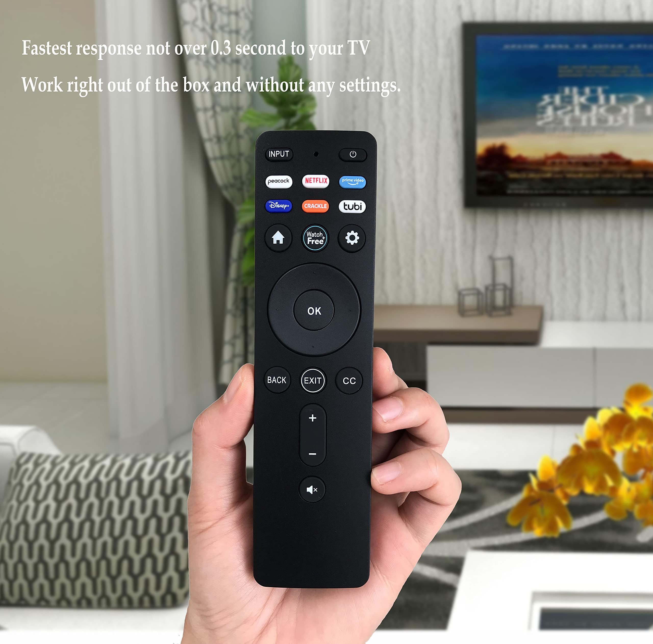 Mando a distancia de repuesto XRT260 para Vizio V-Series M-Series 2021 Smart TV V505-J01 M50Q7-J01 V555-J01 M55Q7-J01 M65Q7-J01