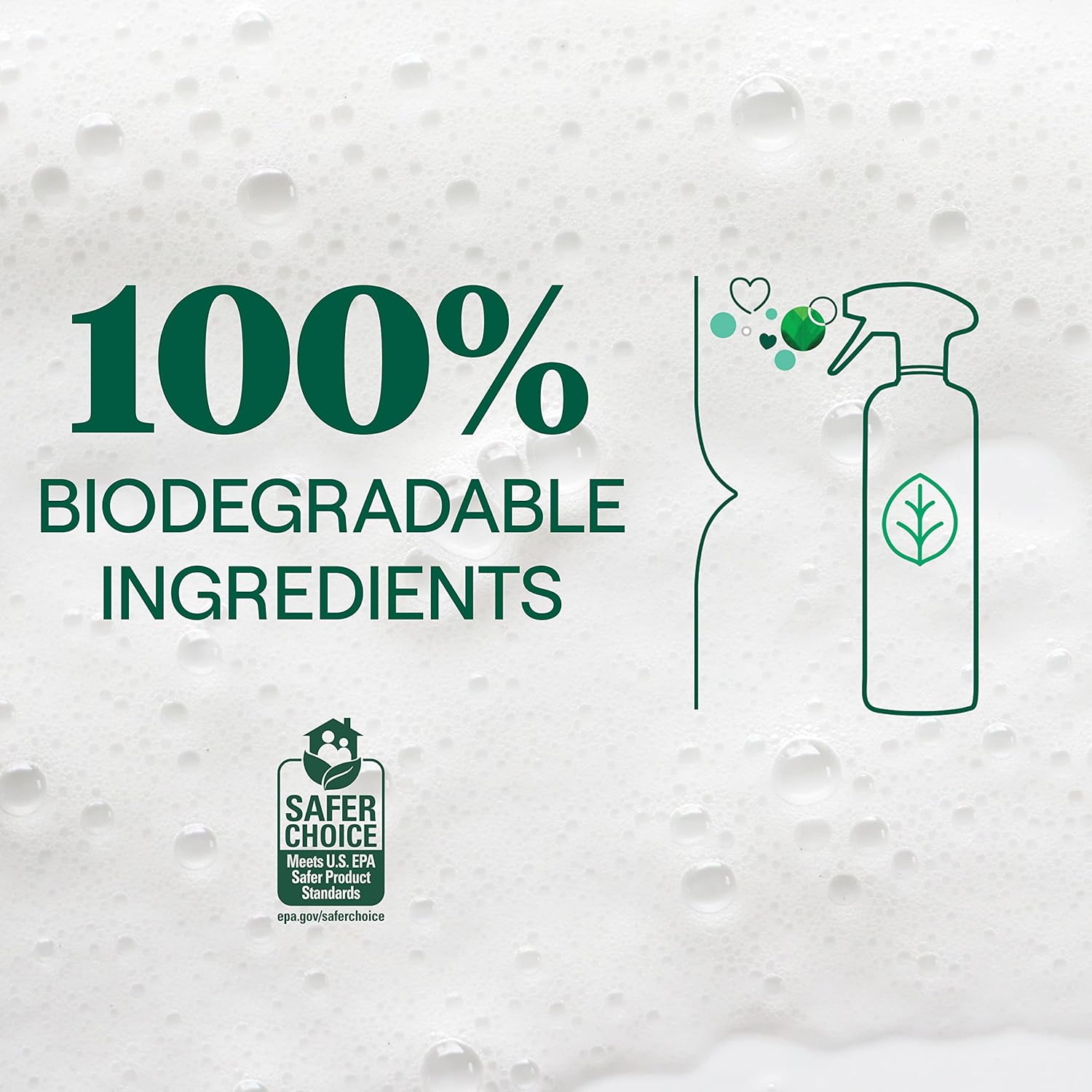 Seventh Generation Glass Cleaner, Biodegradable Formula, Sparkling Seaside Scent, 23 oz (Pack of 4) : Health & Household