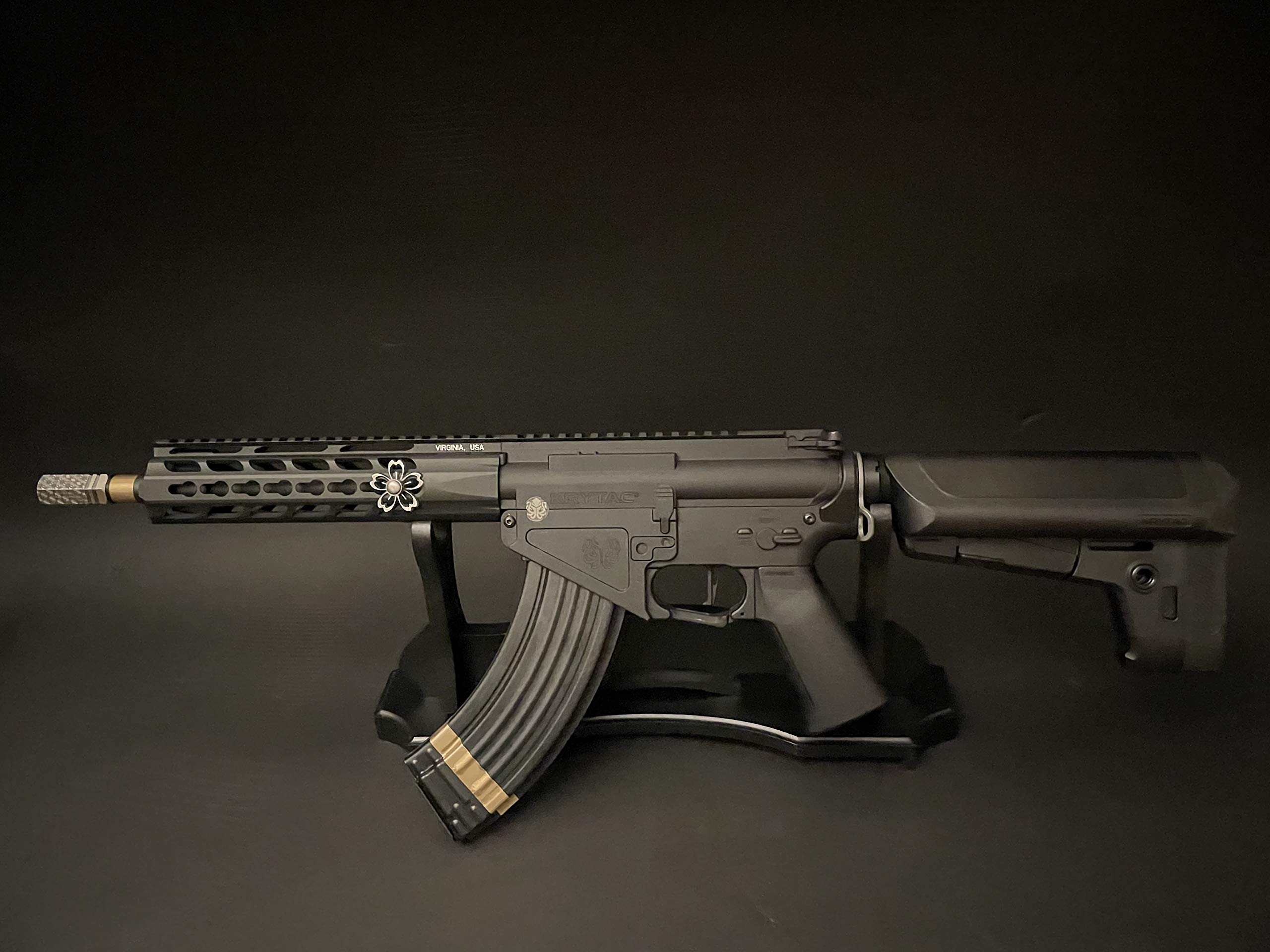 Amazon | [Board Dragon works] 真鍮戦飾 桜飾り M-LOK KeyMod対応 
