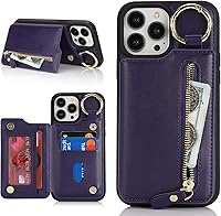 Vista 133 de Havaya Funda para iPhone 13 Pro Max y iPhone 12 Pro Max, cartera compatible con magsaf 2 en 1, desmontable magnética con tarjetero y ranura trasera