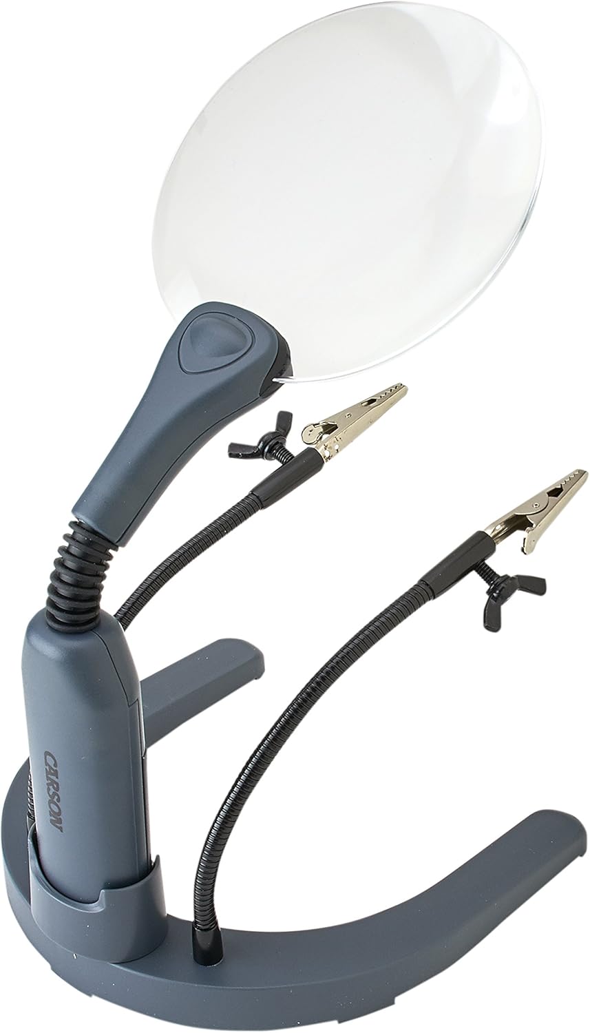 Carson HelpingHands 2x LED Magnifier Stand and HandsFree