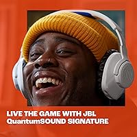 Vista 5 de JBL Quantum 360P - Wireless Over-Ear Console Gaming Headset with Detachable Boom mic, Up to 22-Hour Battery Life, Memory Foam Comfort, Compatible