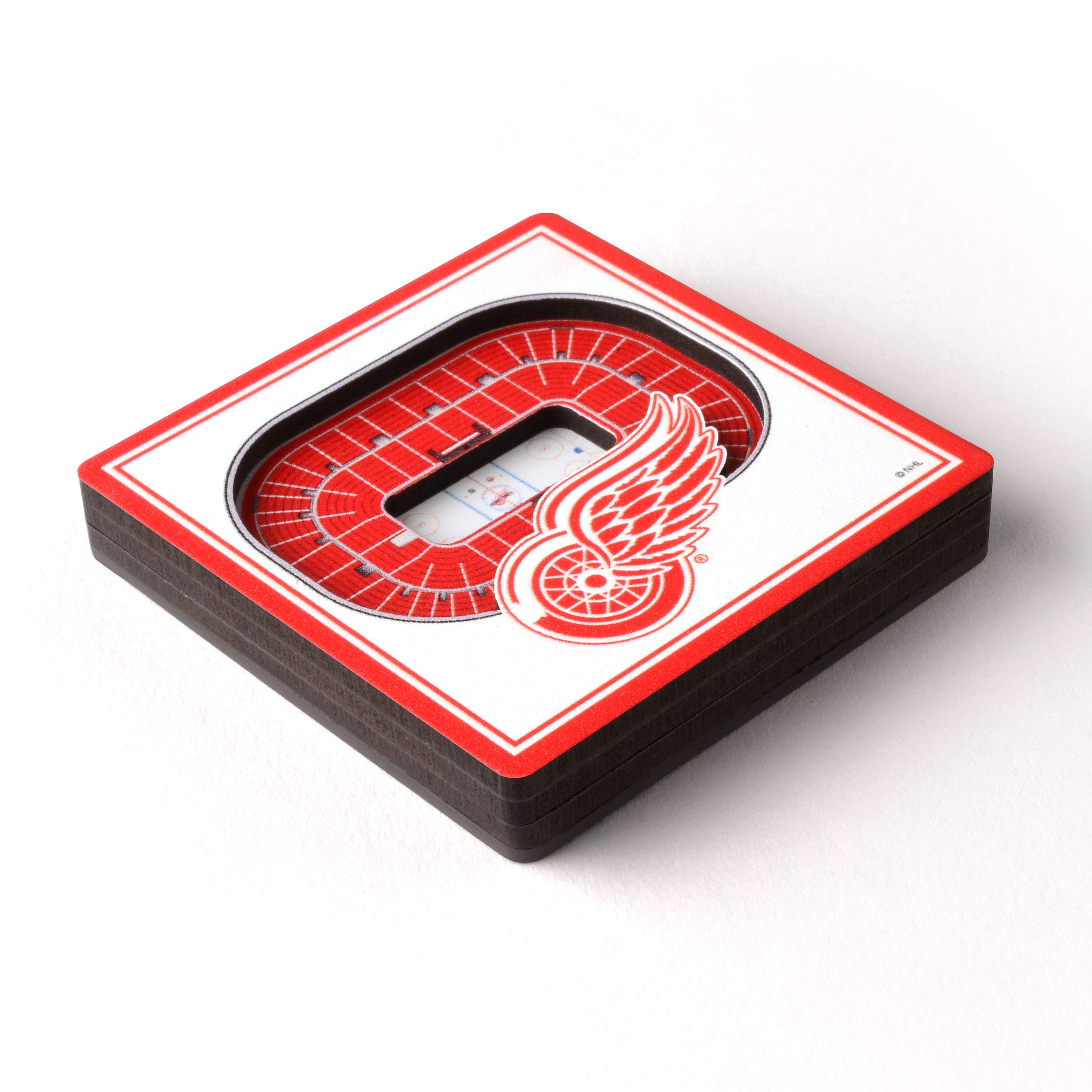 YouTheFan NHL Detroit Red Wings 3D StadiumView Magnets - Joe Louis Arena