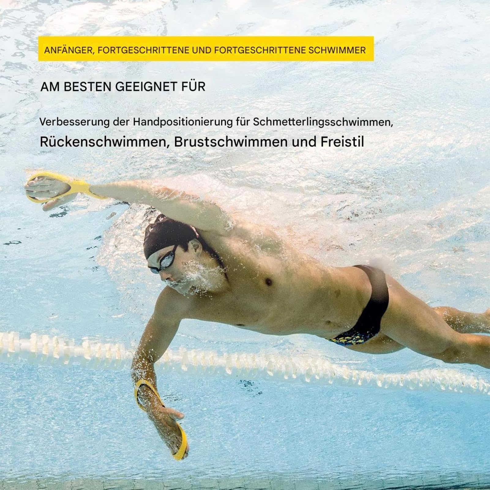 Aletas de entrenamiento de natación Freestyle Tool Corrective Stroke Equipment Backstroke Pool Water Sports