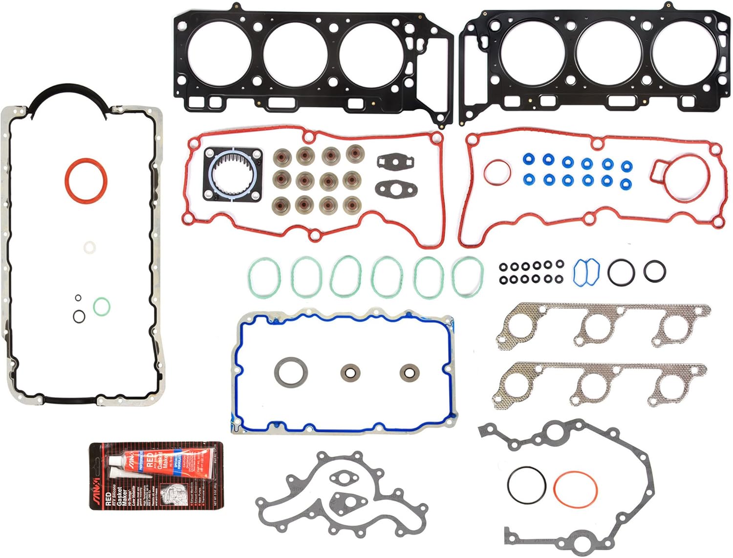 MA-4216920484 Full Gasket Set Compatible With/For 04-09 Ford Explorer Ranger Mazda B4000 Mercury 4.0L SOHC